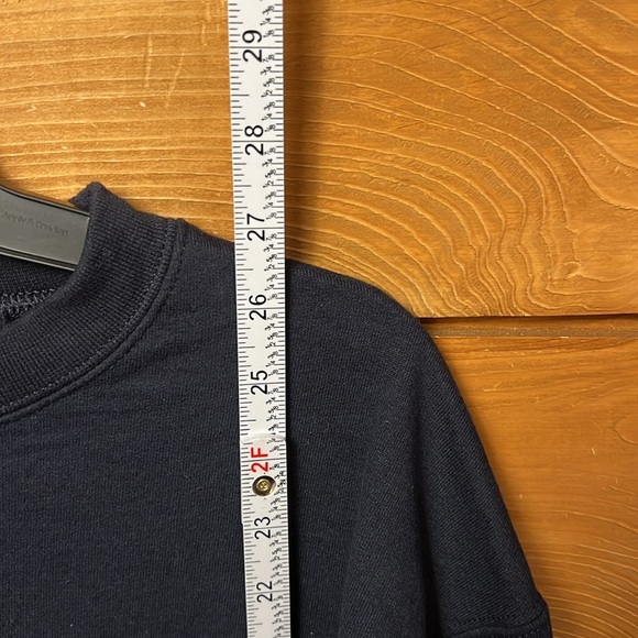 Vintage Notre Dame Champion Unisex Crewneck Sweatshirt Stitched Navy Blue Md Y2K - Picture 4 of 8